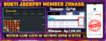 KEMENANGAN! MEMBER ZONA66 MERAIH MAXWIN GAME GATES of OLYMPUS SUPER SCATTER! 14 OCTOBER 2025